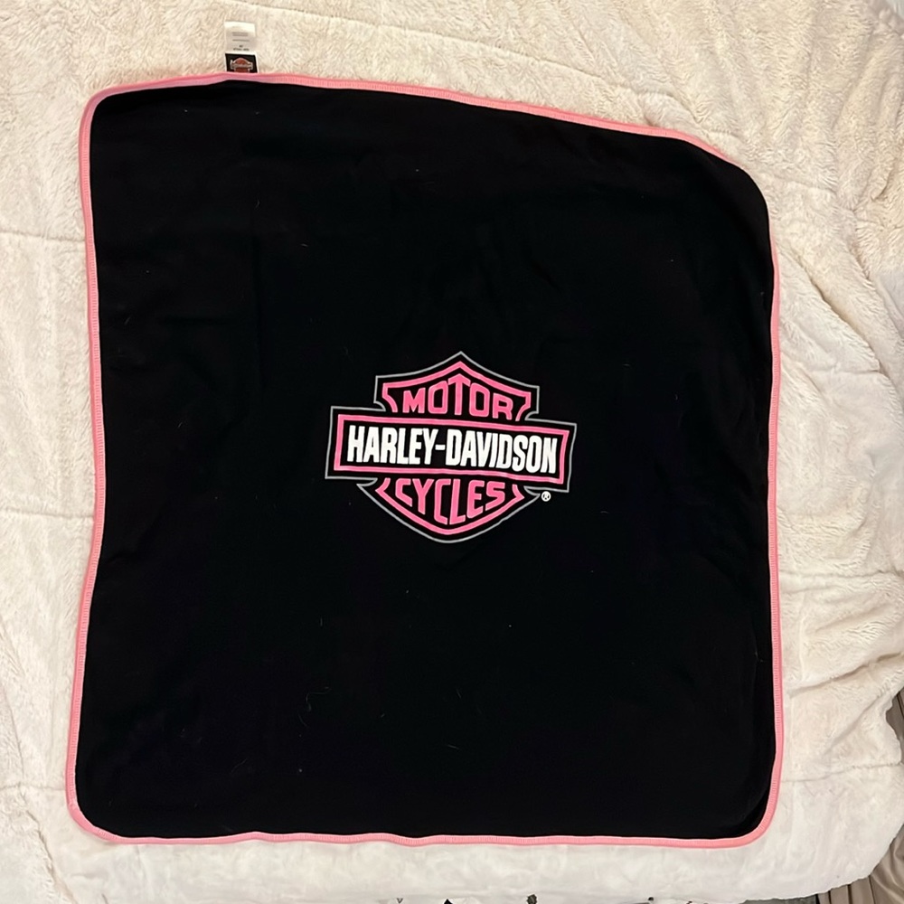 Harley Davidson newborn blanket